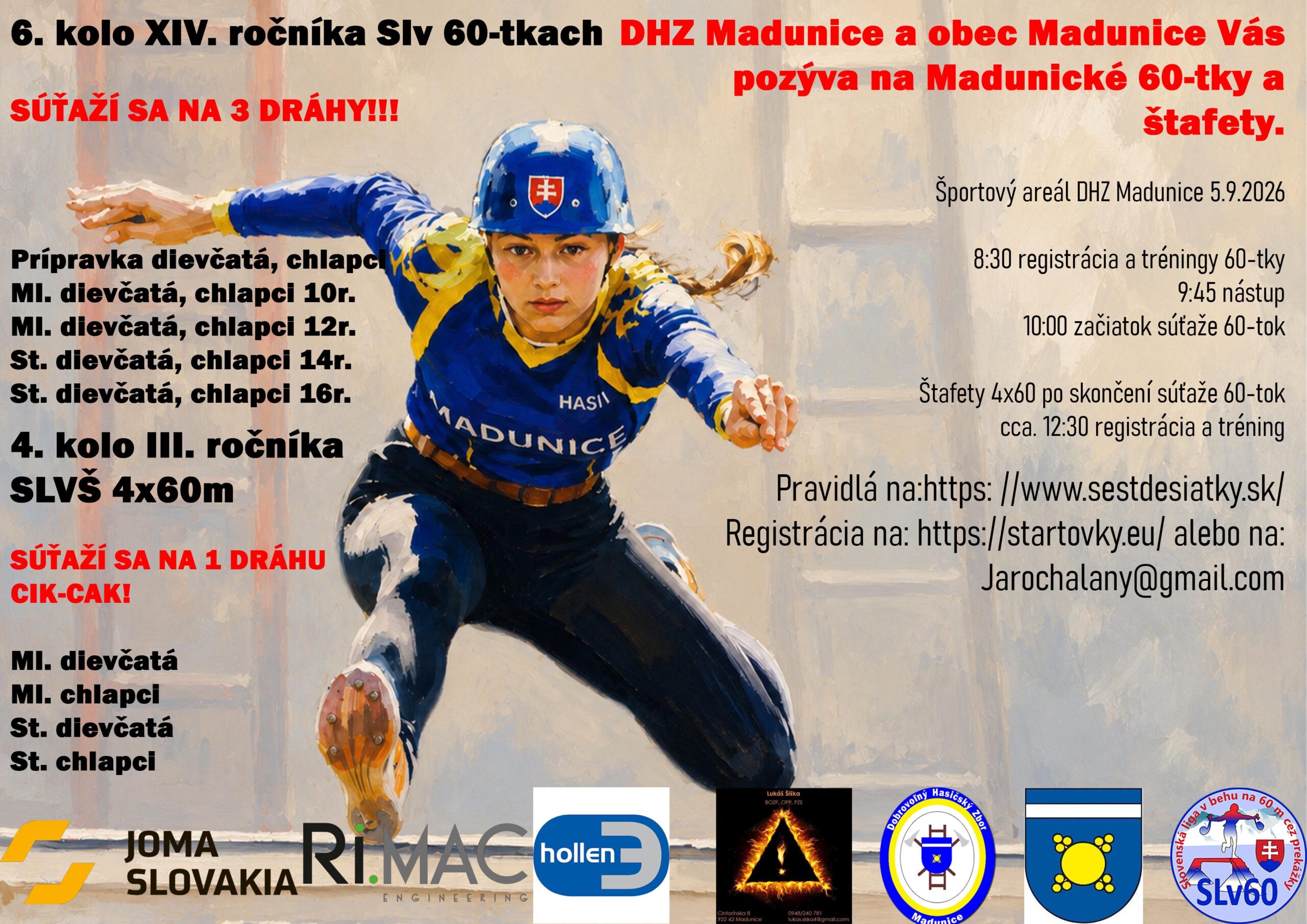 Madunické 60-tky a štafety Madunické 60-tky a štafety
